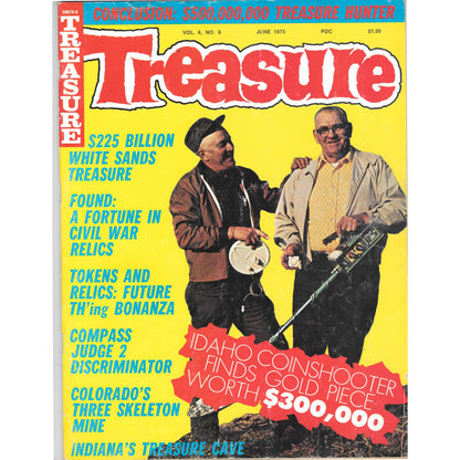 Treasure Magazine - Treasure Hunting Mining Metal Detecting June 1975 M4