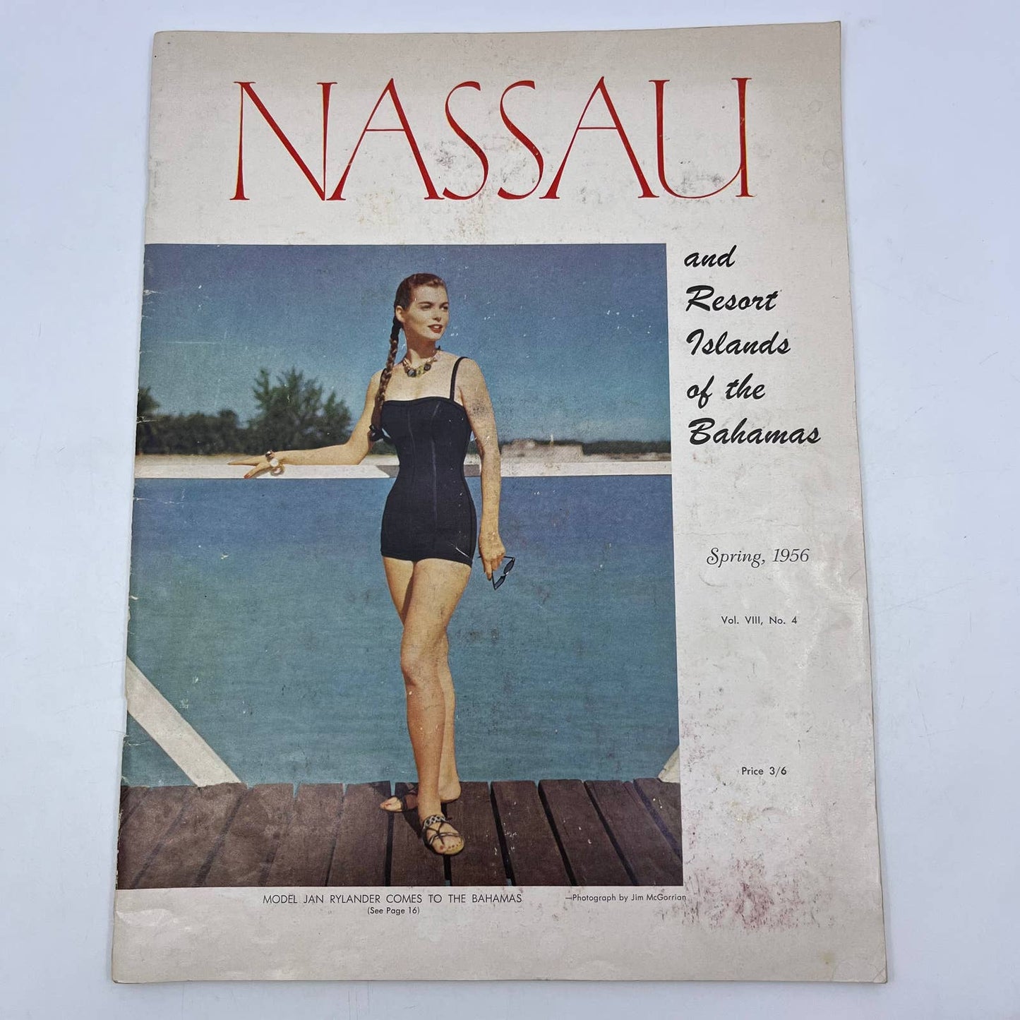 1956 Nassau and Bahamas Resort Islands Tourist Guidebook Jan Rylander TH8