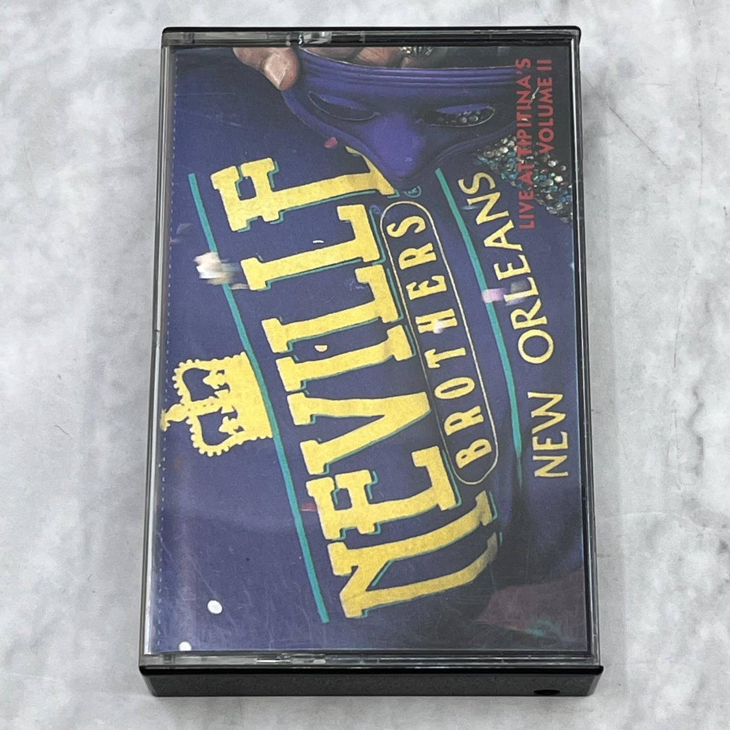 Neville Brothers New Orleans Live At Tiptina’s Vol 2 Cassette Tape TB6-22