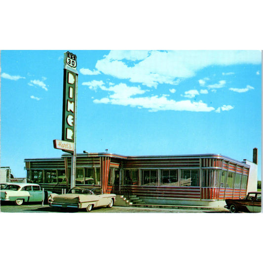 Hart's US 30 Diner Lancaster Pennsylvania - Original Postcard TJ7-RP2