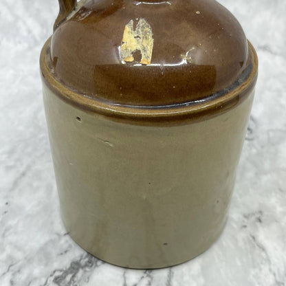 1960s McCormick Platte Valley Whiskey Bottle Ceramic Stoneware Pint Jug 6.5" TJ8