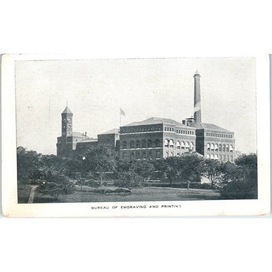 Bureau of Engraving and Printing Washington D.C. Original Postcard TK1-P2