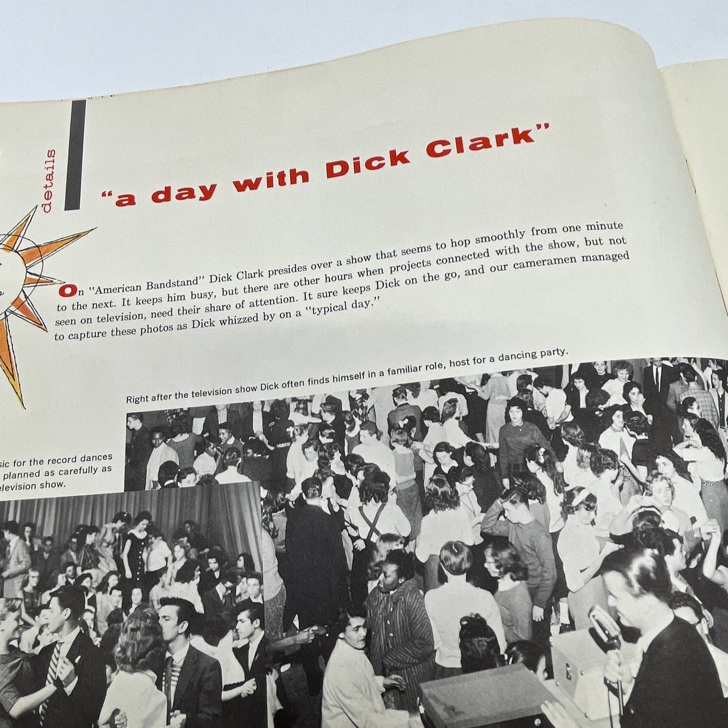 Dick Clark 1957 Annual Yearbook Magazine American Bandstand TG3