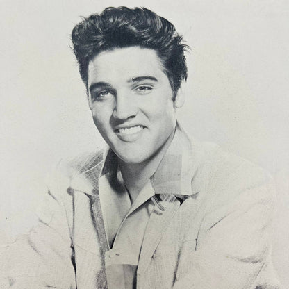 1957 Young Elvis Presley Portrait Double Sided 8 x 10 C12