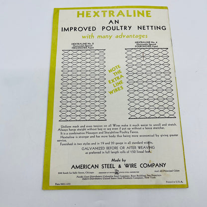 1932 Sugar Sulphate of Iron for Farm Sanitation & Agriculture Purposes Book L4-3