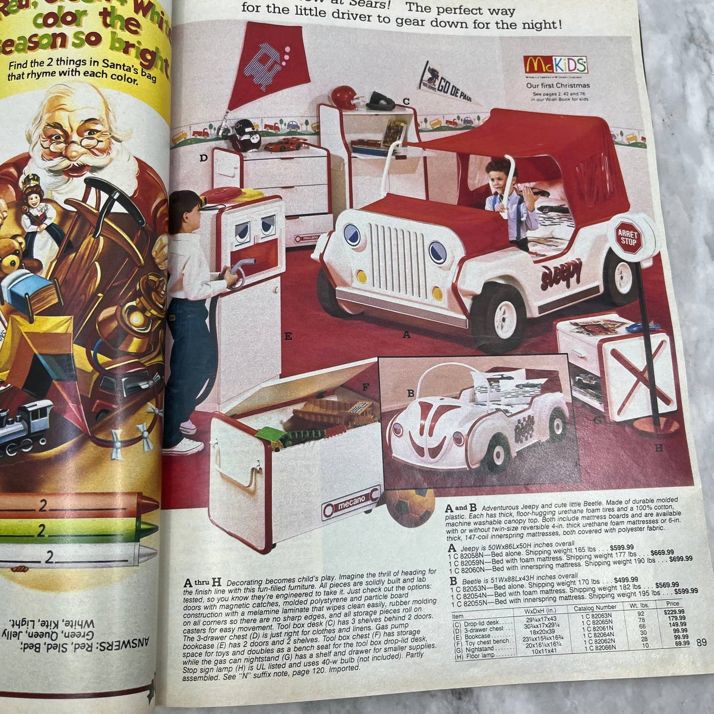 1987 Sears Wish Book for Kids Christmas Catalog Nintendo Jem Ghostbusters S4