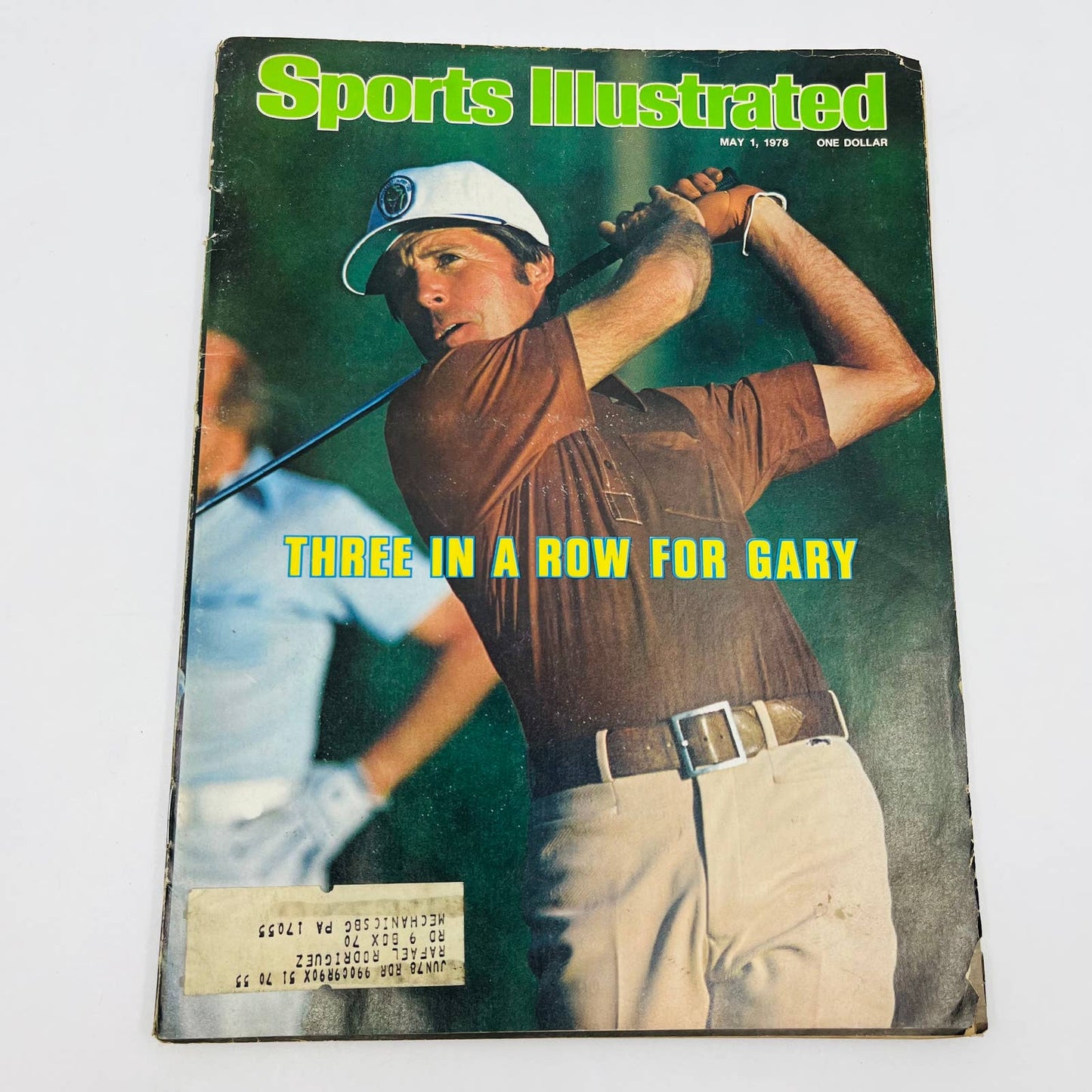 Sports Illustrated May 1, 1978 Three In A Row For Gary Player Golf BA1