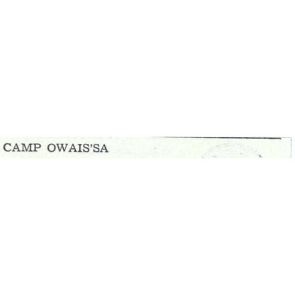 Camp Owaissa Wolfeboro NH Gertrude M. Stevens - 1921 Original Ad TJ7-S6