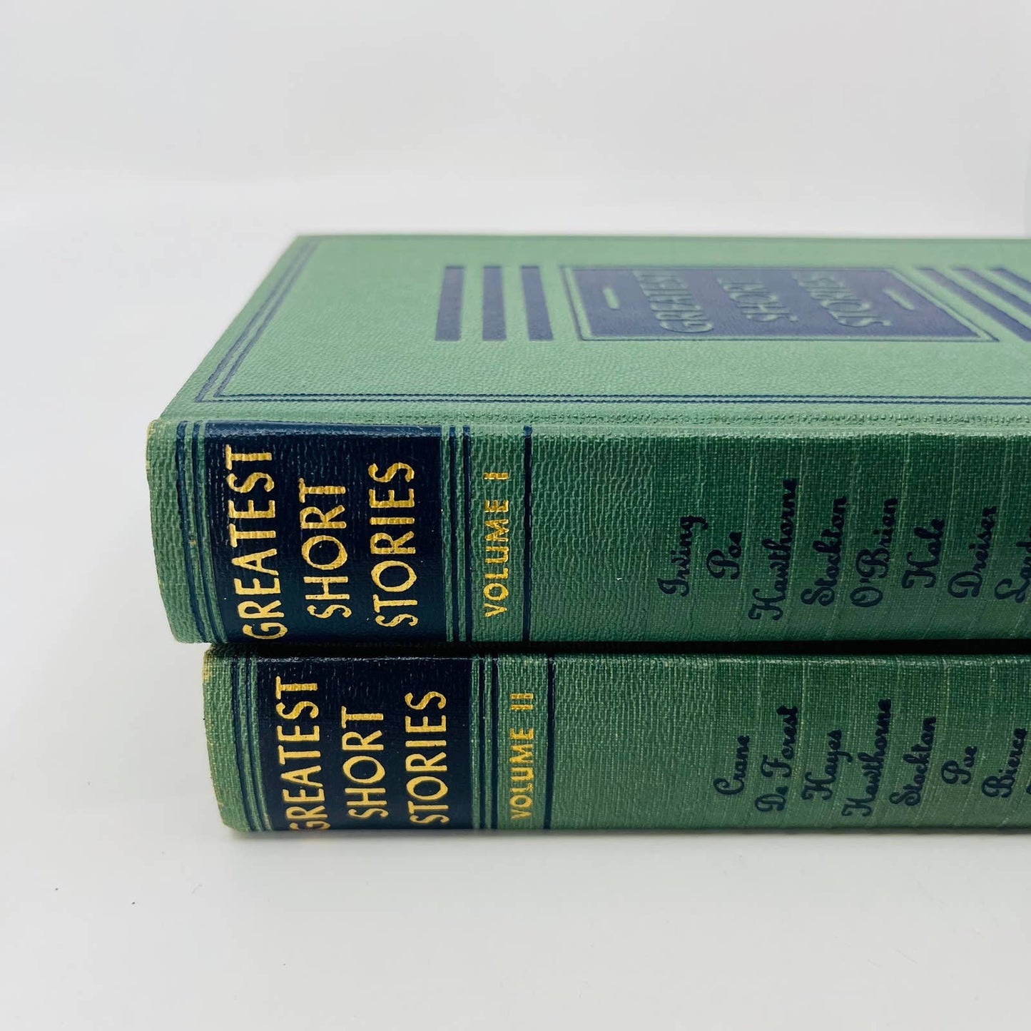 1940 Greatest Short Stories American FP Collier Vol 1 & 2 HC books TA9