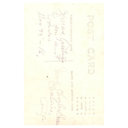 Portrait of a Nurse in White 1916 - Original Postcard RPPC TJ8-4