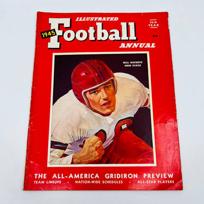 Illustrated Football Annual 1945 Magazine 500 Player Pictures Good Condition BA3