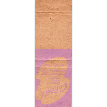 Cafe Caliente Los Angeles CA Advertising Matchbook Cover SA9-M8