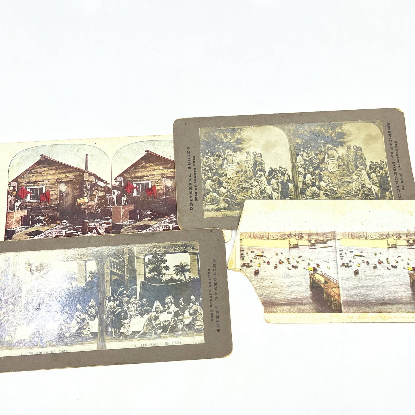 c1900 Lot of 26 Stereo View Cards Featuring VICTORIAN People and Places TA9