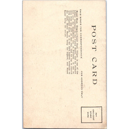 Mount Hood Oregon c1910 Original Postcard TK1-27