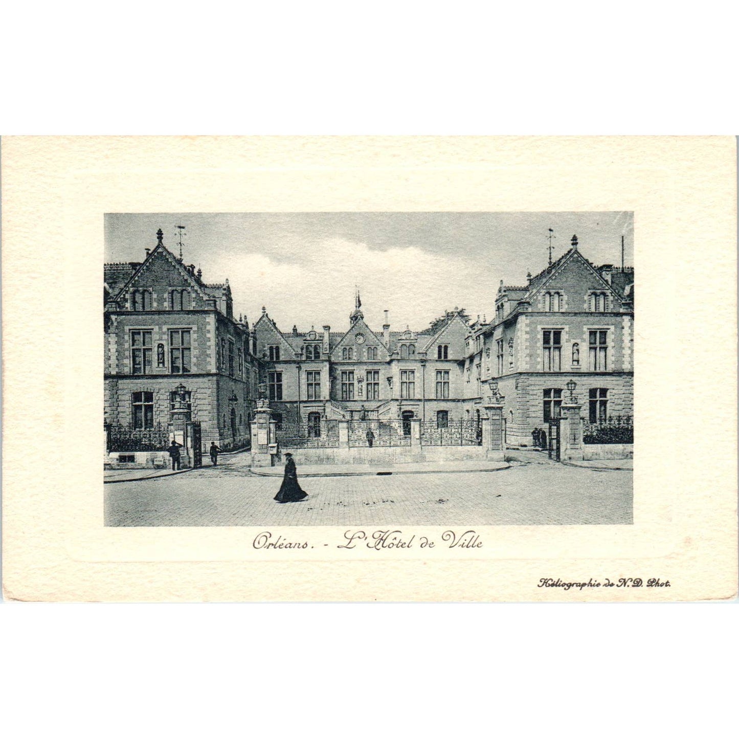 Orleans L'Hotel De Ville Original Postcard TK1-21