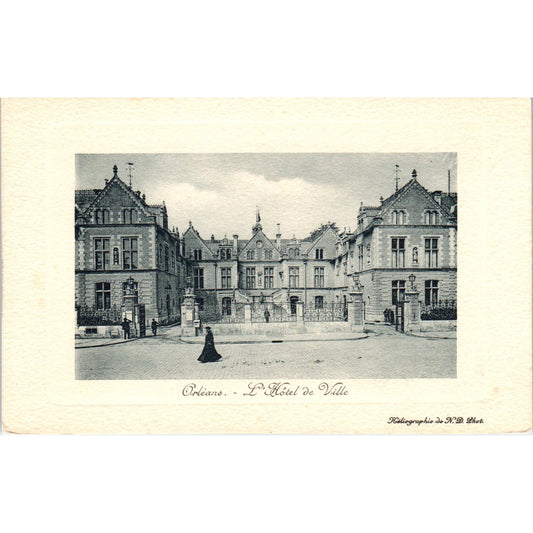 Orleans L'Hotel De Ville Original Postcard P2-1