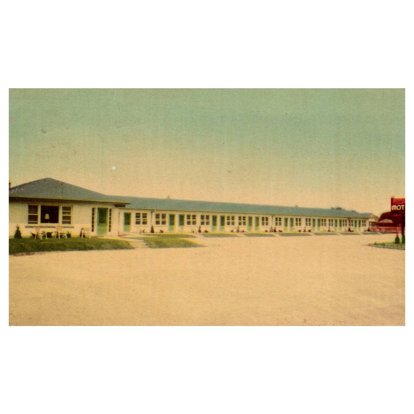 Vintage Postcard - Park Lane Motel Ontario Canada 1956 AD9