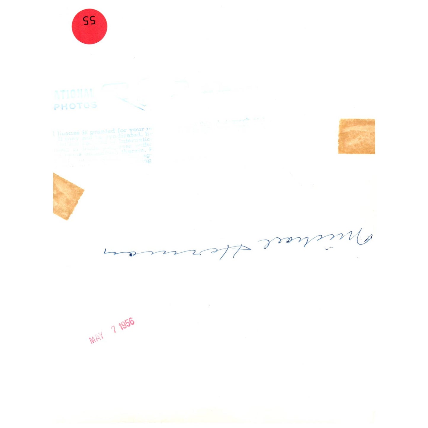 1956 Original Press Photo Track and Field Pole Vault Michael Herman 7x9" AD2