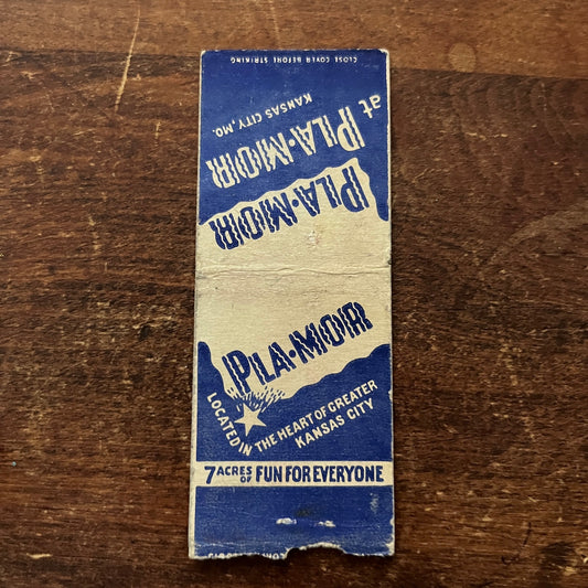 Pla-Mor Kansas City MO Advertising Matchbook Cover MM11-4