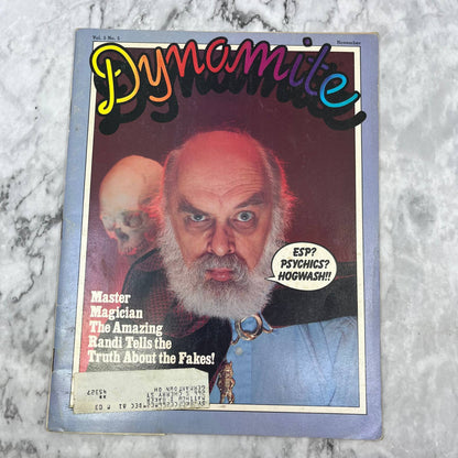 Amazing Randi magician Facts of Life Garfield DYNAMITE 1981 Nov Magazine TJ4-2