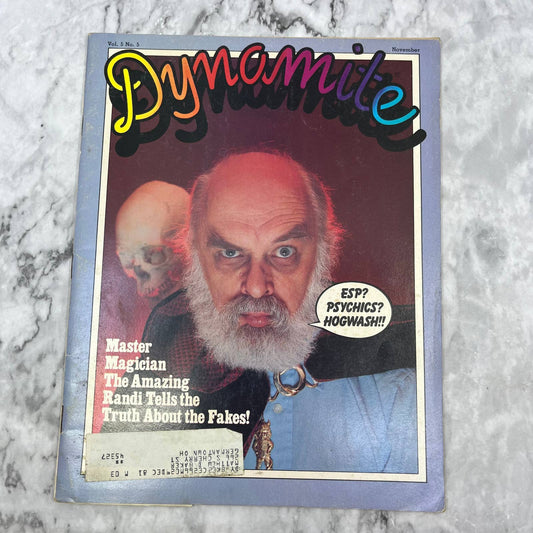 Amazing Randi magician Facts of Life Garfield DYNAMITE 1981 Nov Magazine TJ4-2