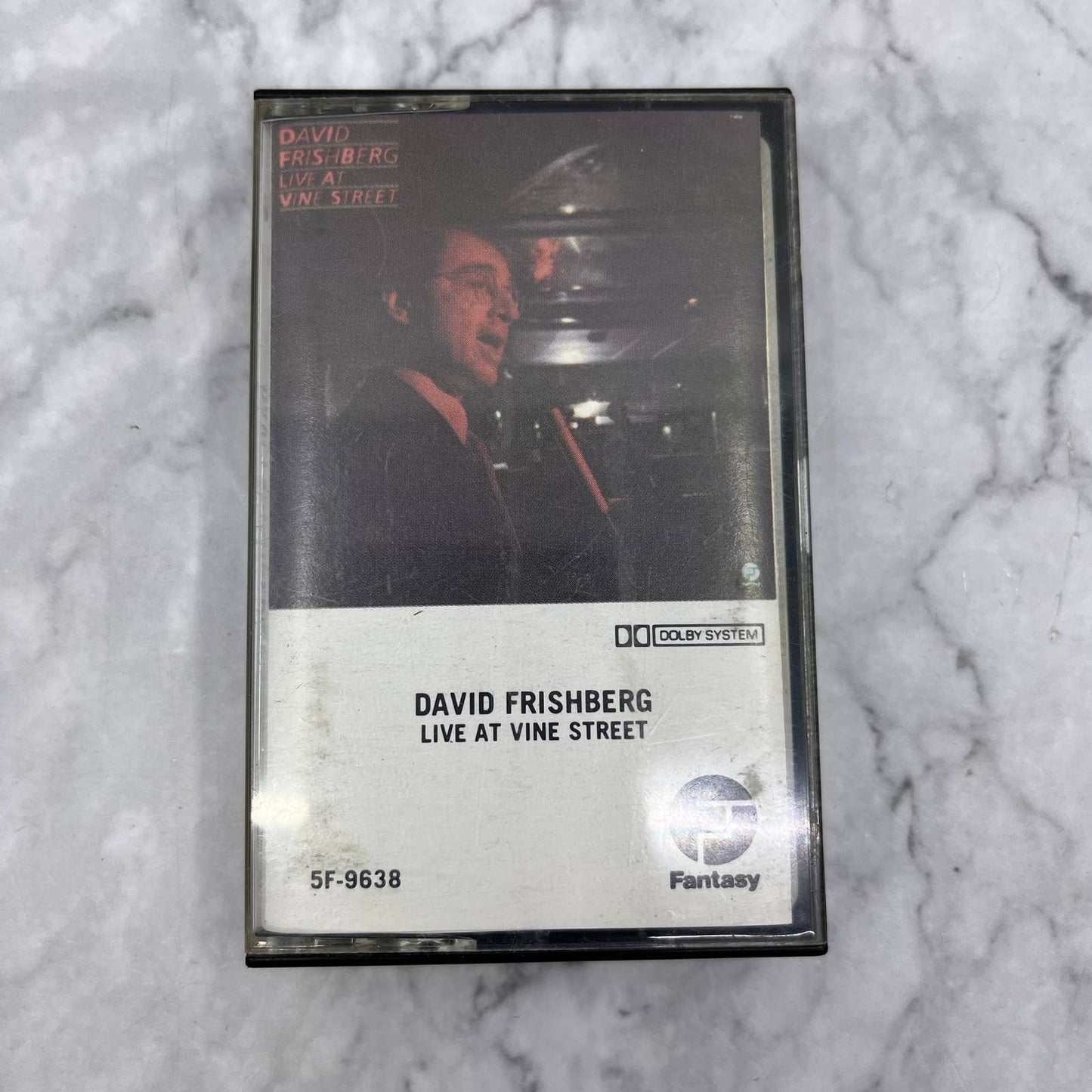 David Frishberg Live at Vine Street Fantasy Cassette Tape TJ3-9