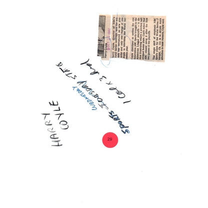 1982 Press Photo NBA Sports Harry Coyle 8x10" AD3