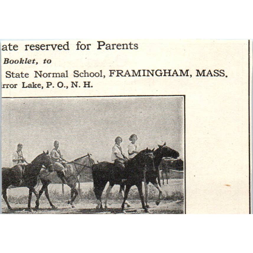 Oahe on Granite Lake Elaine Goodale Eastman Northampton MA - 1921 Ad TJ7-S8