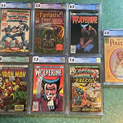 Huge Collection LOADED Long Box Lot of Comics: DC Marvel Indy CGC Graded
