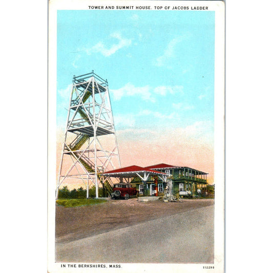 The Berkshires MA 1920s - Original Postcard TJ9-P1