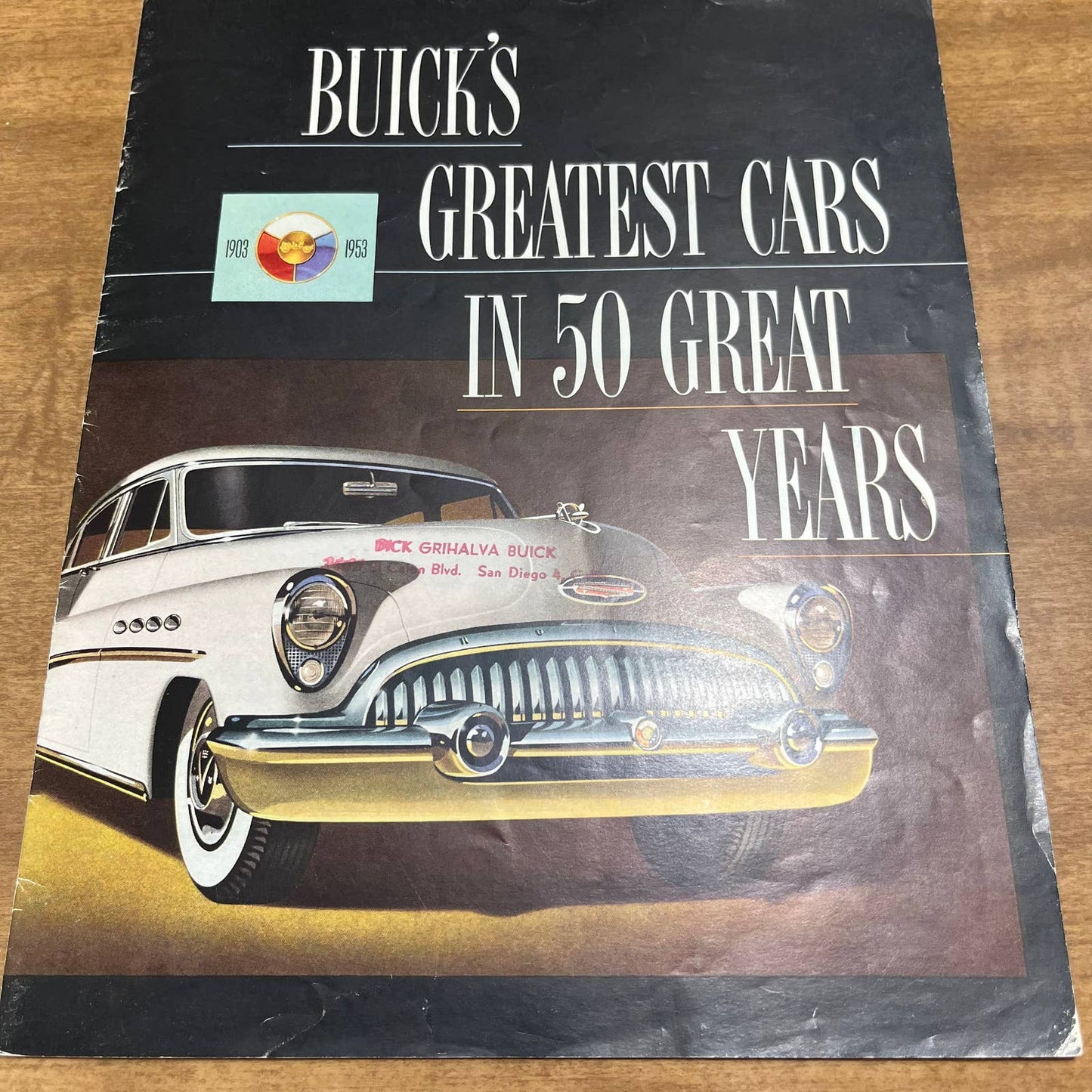 1953 Buick’s Greatest Cars in 50 Years Full Color Deluxe Sales Brochure B4