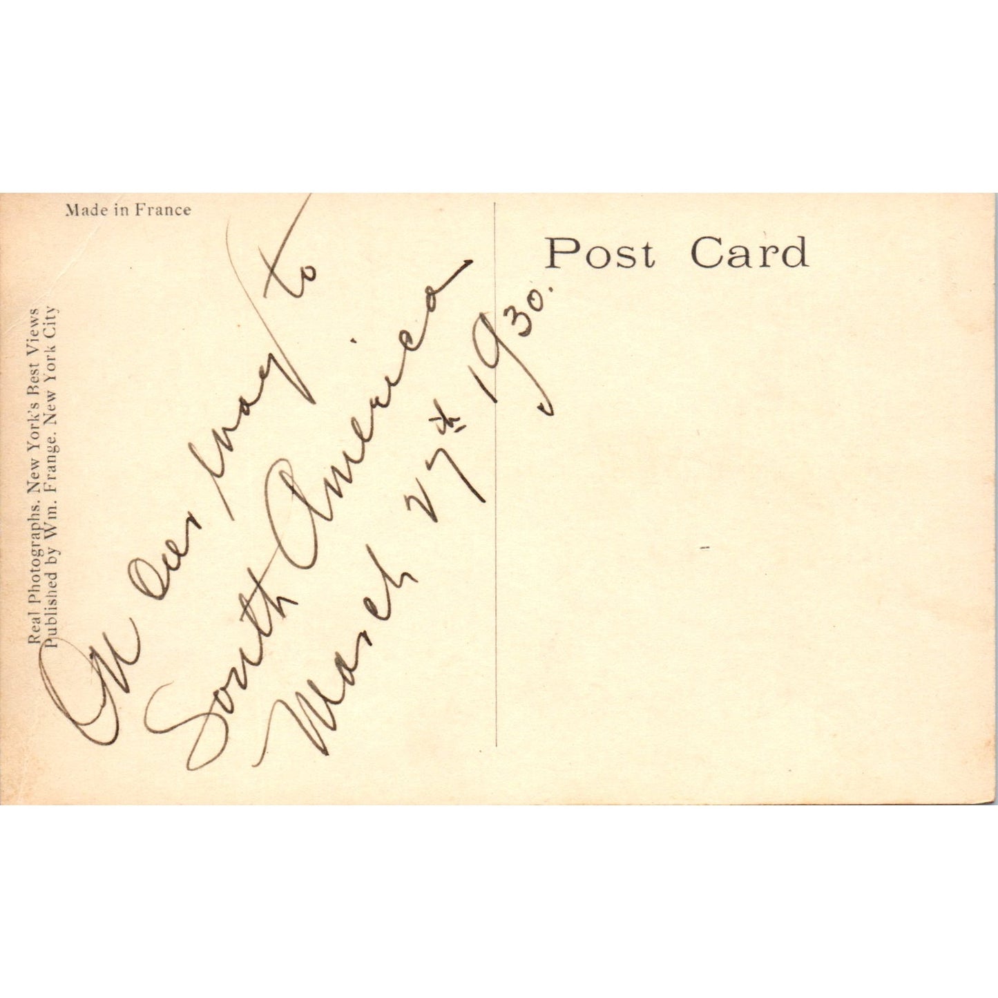 Brooklyn Bridge US Ship Pensacola c1930 Original Postcard P2-10