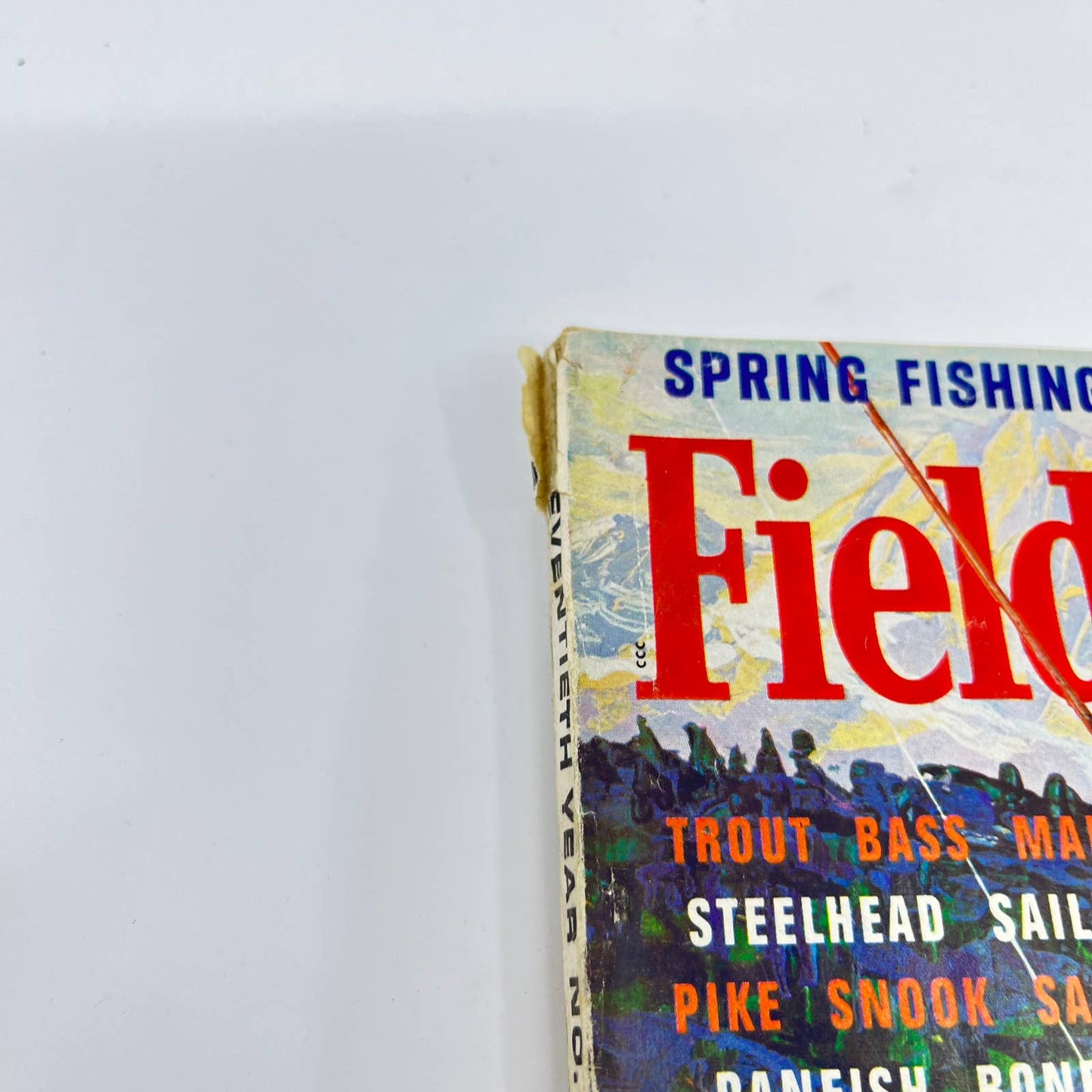 1966 March Field and Stream Magazine Steelhead Sailfish Panfish Wolves TE8