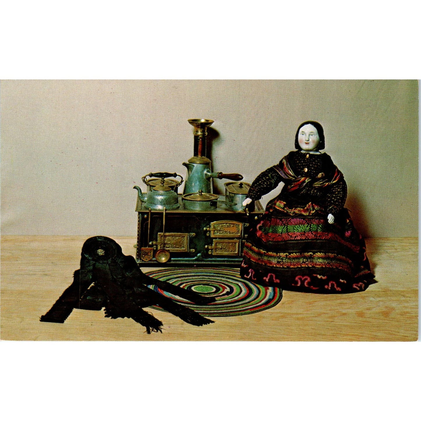 China Head Doll Yesteryears Museum Sandwich MA Original Postcard PB8