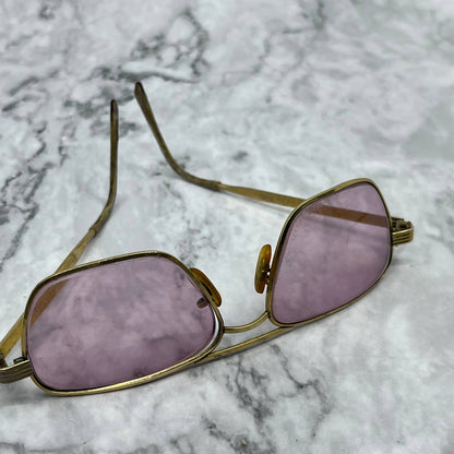 1950s VICTORY 1/20 12K Gold Filled 5 1/2 Aviator Sunglasses SE9