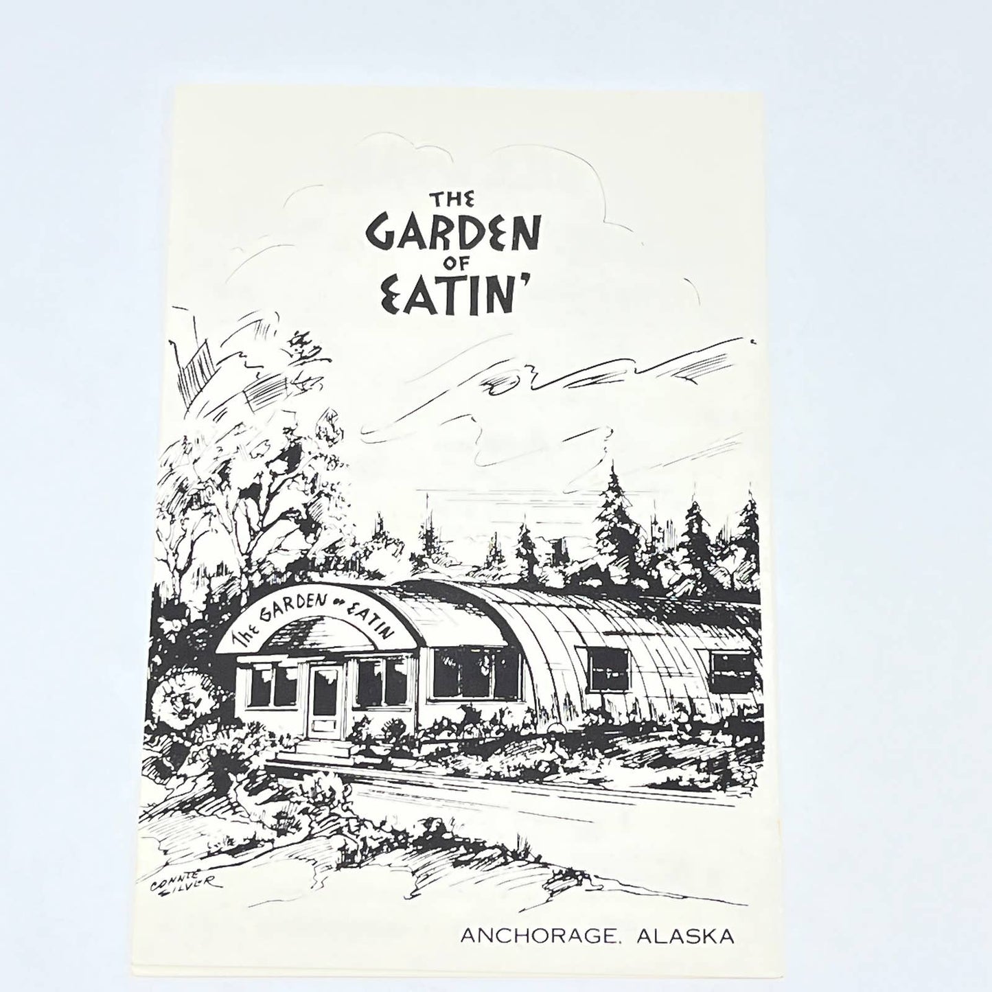 1960s The Garden of Eatin' Restaurant Menu Anchorage Alaska AC2