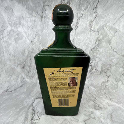 Vintage Jim Beam Kentucky Whiskey Empty Decanter Gray Fox James Lockhart TI7