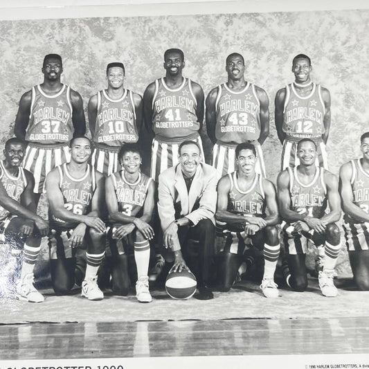 1990 Harlem Globetrotters Team Photo 8x10” D7