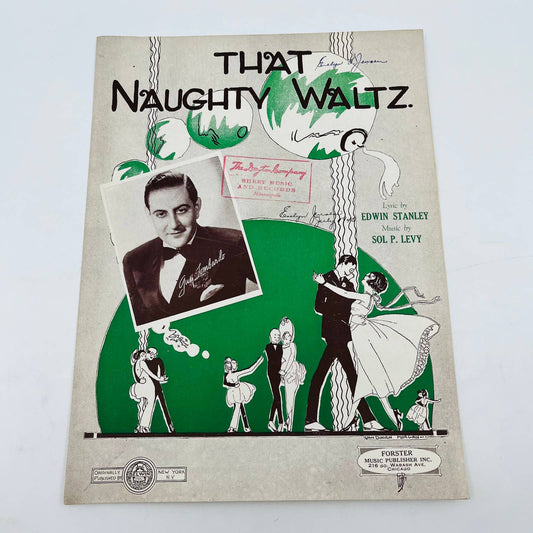 1920 That Naughty Waltz Edwin Stanley Sol P. Levy GUY LOMBARDO Sheet Music