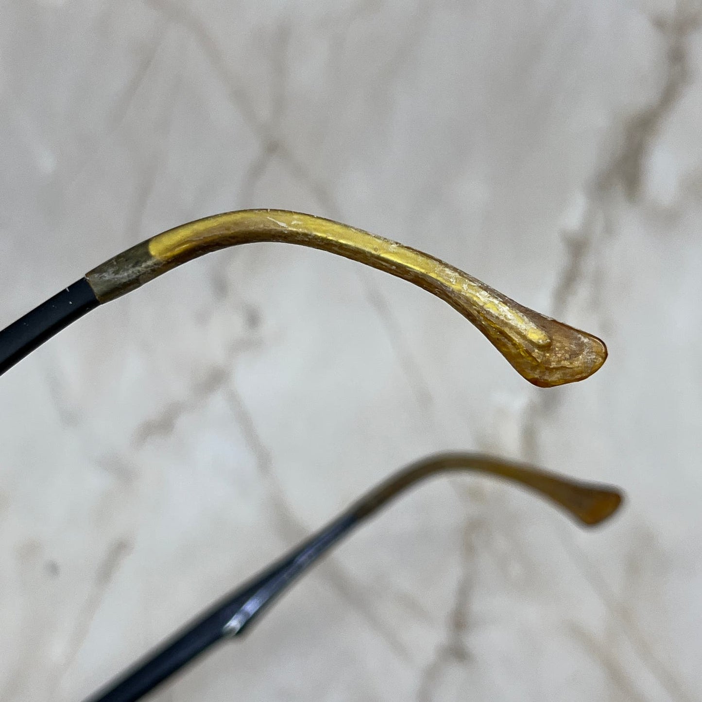 1950s Artcraft 4 1/2-5 3/4 Aluminum 12k GF Cat Eye Eyeglasses Frames TJ9G1-3