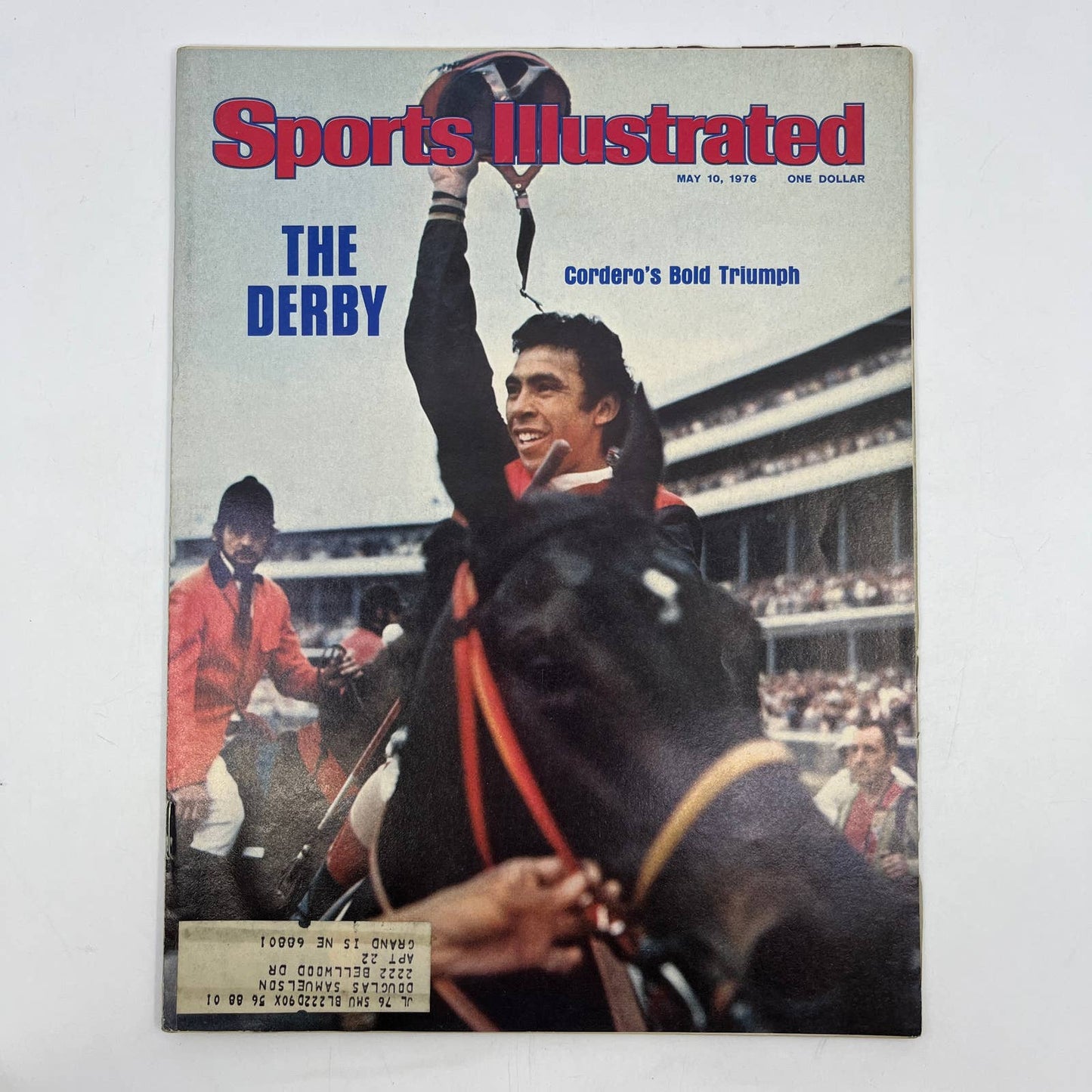 1976 Sports Illustrated May 10 The Derby Cordero's Bold Triumph Horse Racing TH7