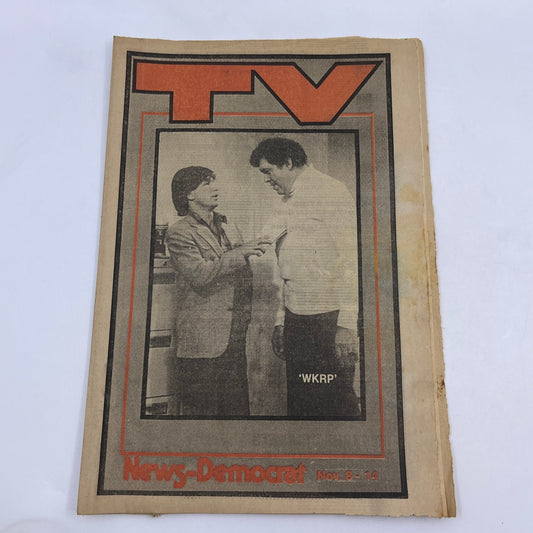 1981 Nov 8 Bellville IL News-Democrat TV Listing Magazine WKRP in Cincinnati L4-1