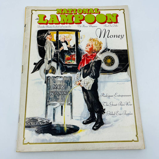 National Lampoon Magazine December 1975 Money Newsstand BA2