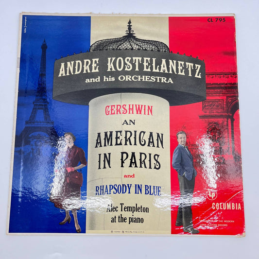 André Kostelanetz Gershwin: Rhapsody In Blue/An American In Paris 1955 33 LP TE4