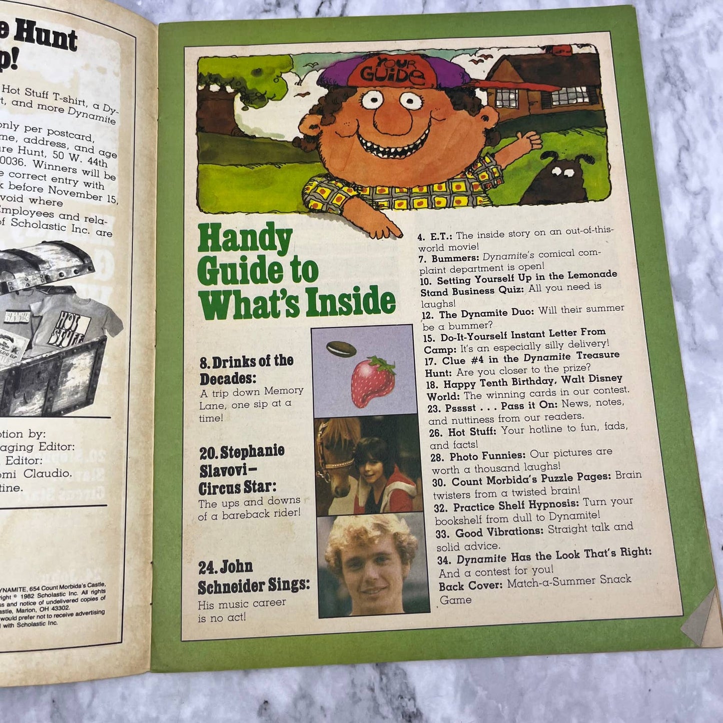 Dynamite Magazine - A Close Encounter With ET - July 1982 Volume 6 #1 TJ4