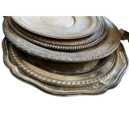 HUGE Lot of Silver Plate Silverplate Items Over 20 Lbs