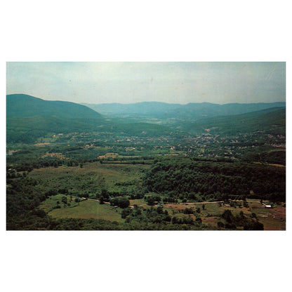 Vintage Postcard - Bird's Eye View of North Adams Mohawk Trail New York AD9