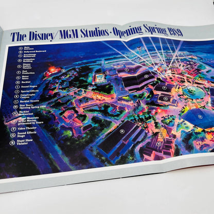 Walt Disney World MGM STUDIOS Special Sneak Preview Guide Magazine 1988 BA1