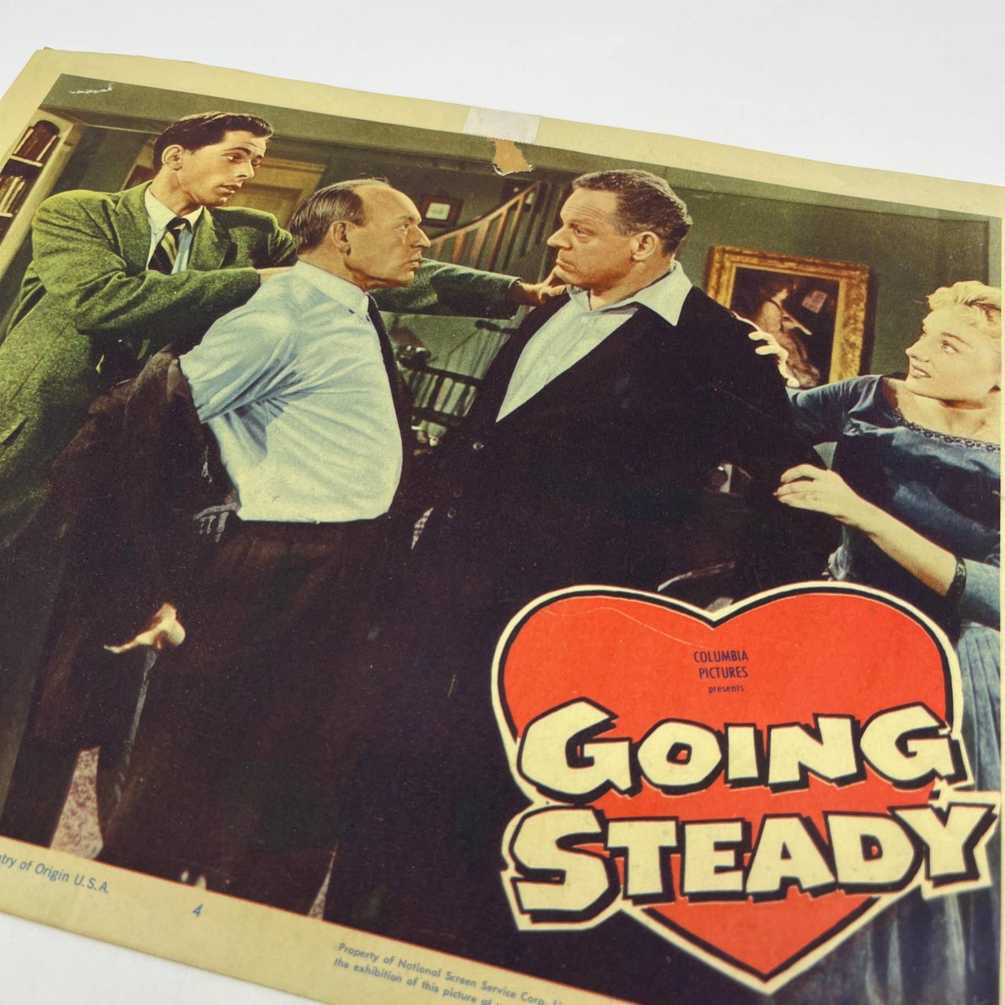 1958 Going Steady Molly Bee Alan Reed Lobby Card #4 FL4