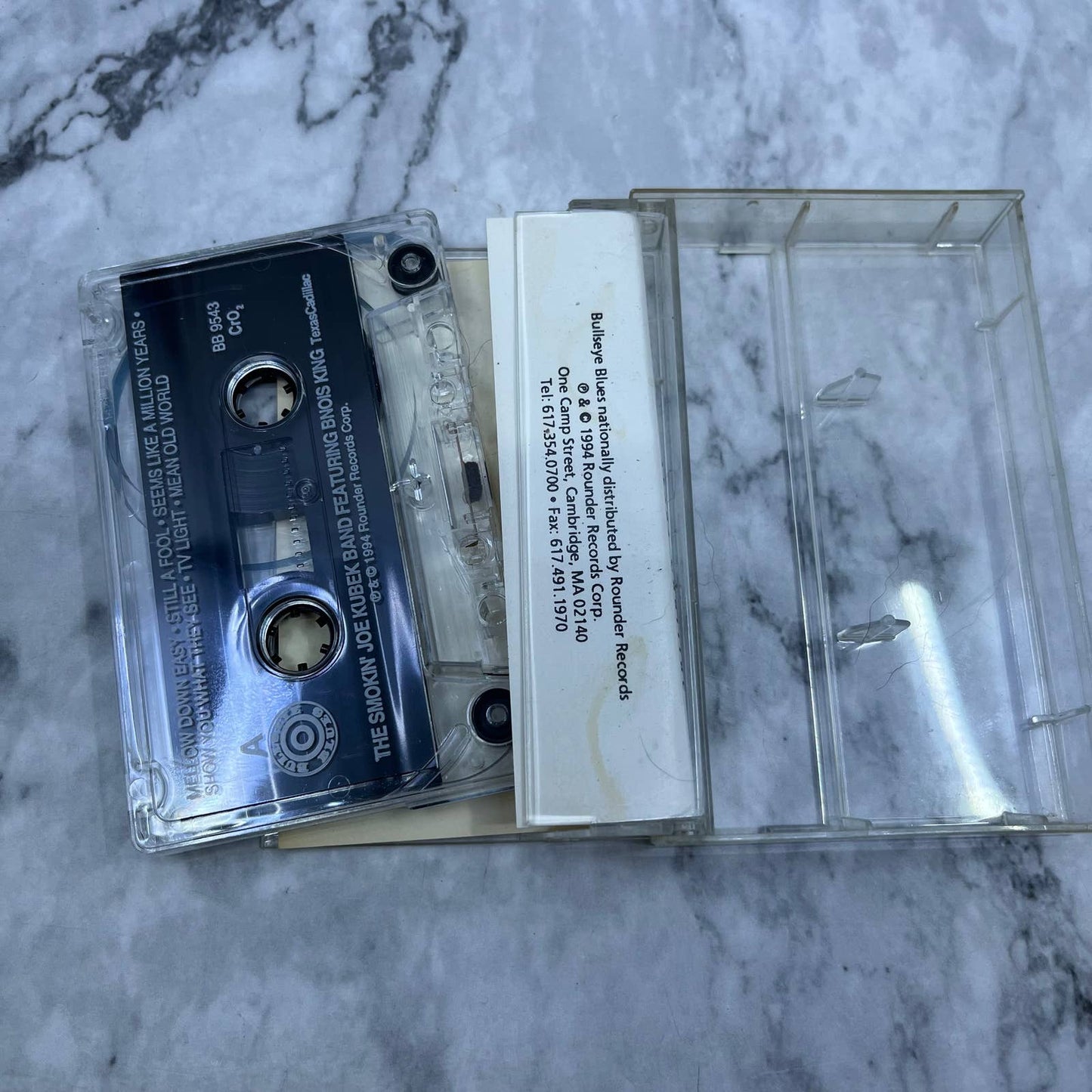 The Smokin' Joe Kubek & Bnois King Texas Cadillac Advance Cassette Tape TD9-66
